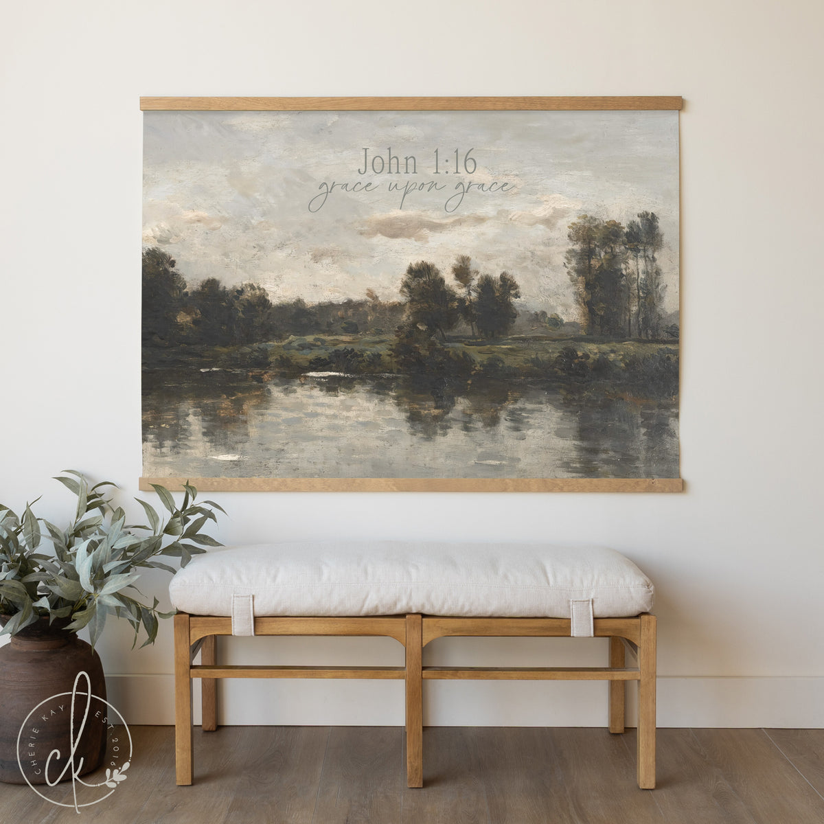 Extra Large Landscape Art | Christian Wall Decor | T34