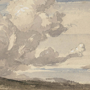 Vintage Sky Landscape Wall Tapestry | Large Cloud Art Print | T36