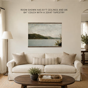 Lake and Mountains Canvas Tapestry Wall Decor |  T42