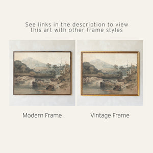 Oversized Framed Canvas Tapestry | T48