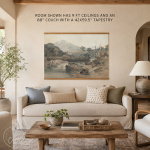Oversized Framed Canvas Tapestry | T48