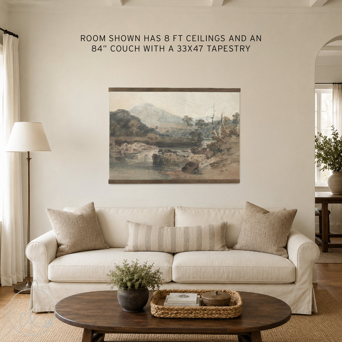 Oversized Framed Canvas Tapestry | T48