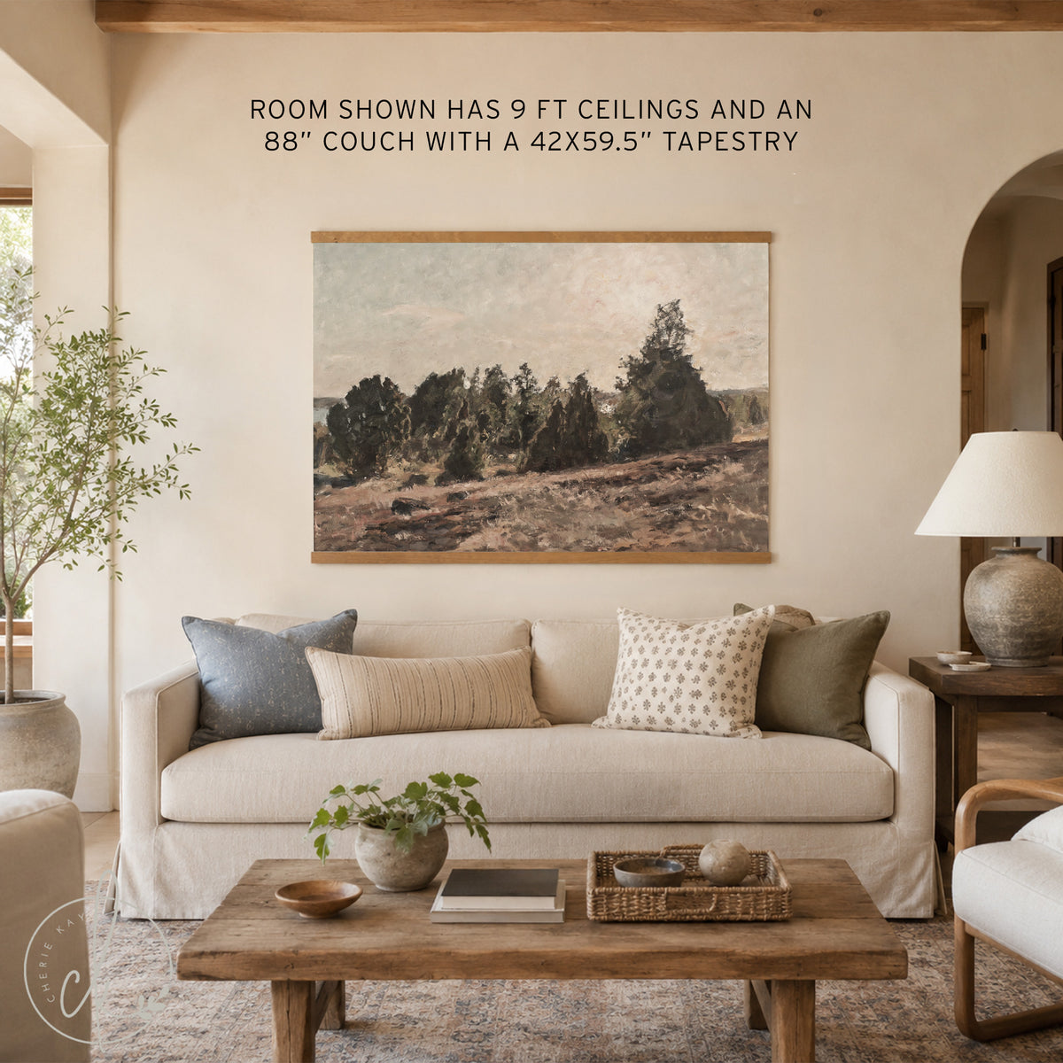 Oversized Vintage Wall Art | T64