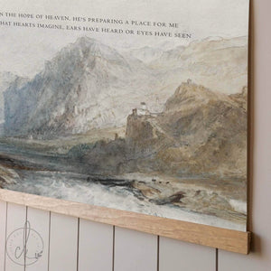 Christian Mountain Landscape Tapestry | T65