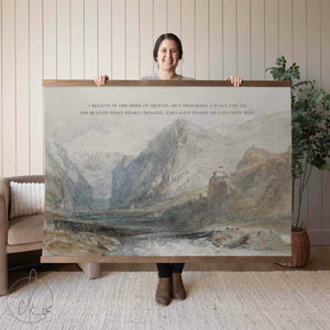 Christian Mountain Landscape Tapestry | T65