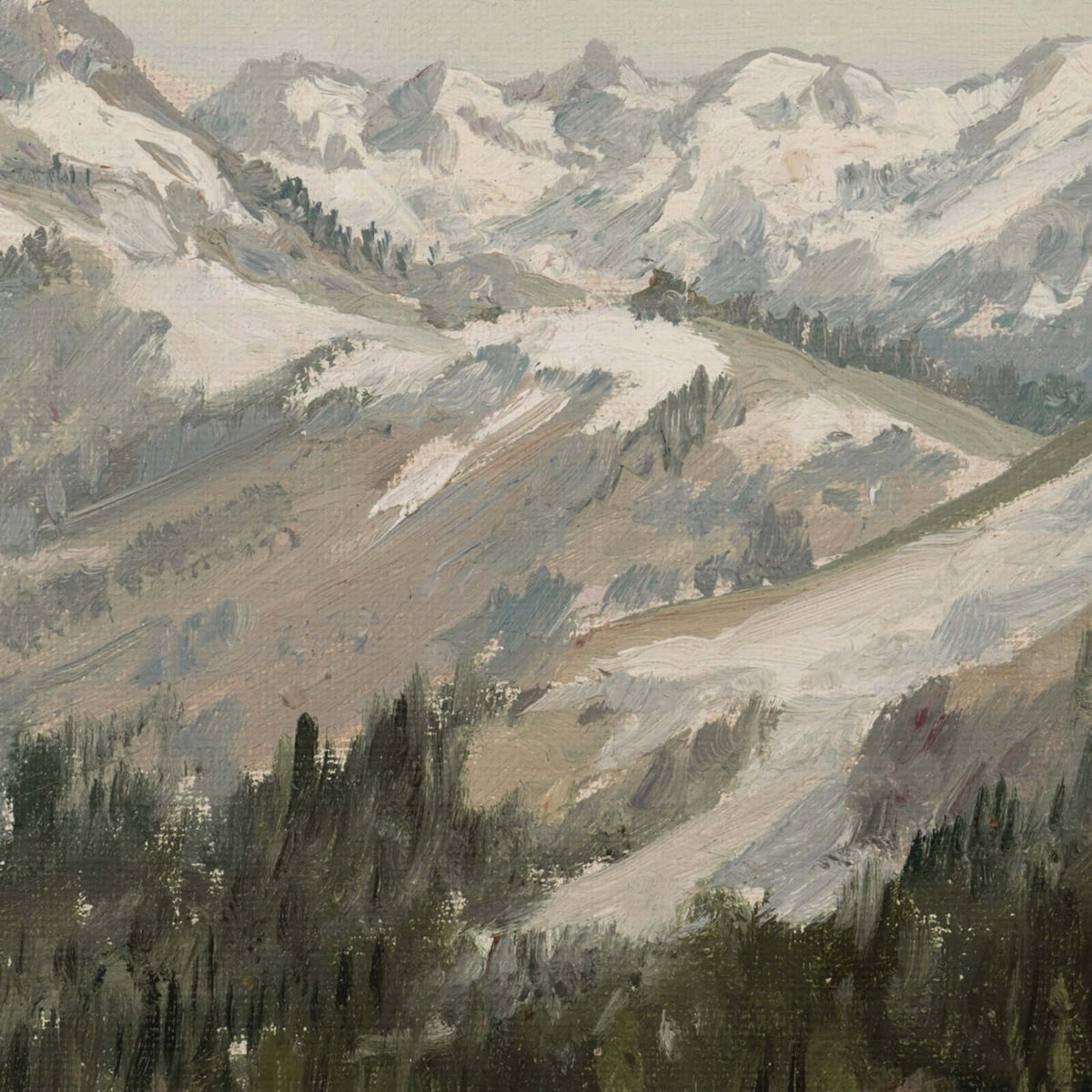 Mountain Artwork Canvas Wall Hanging | T71