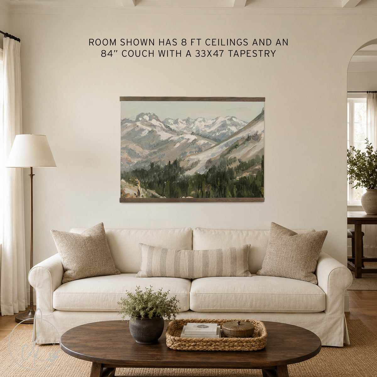 Mountain Artwork Canvas Wall Hanging | T71