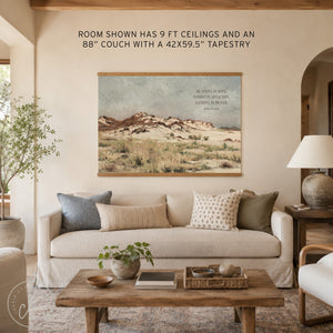 Bible Verse Wall Art | Landscape Canvas | Romans 12:12 | T72