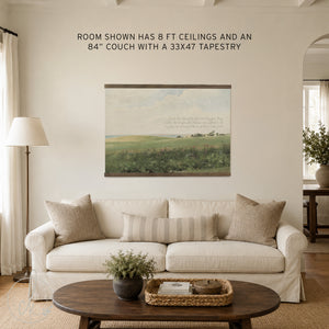 Canvas Tapestry Wall Art | Consider the Lilies Bible Verse | T76