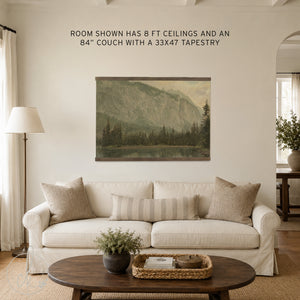 Large Mountain Landscape Painting Canvas Tapestry | T77