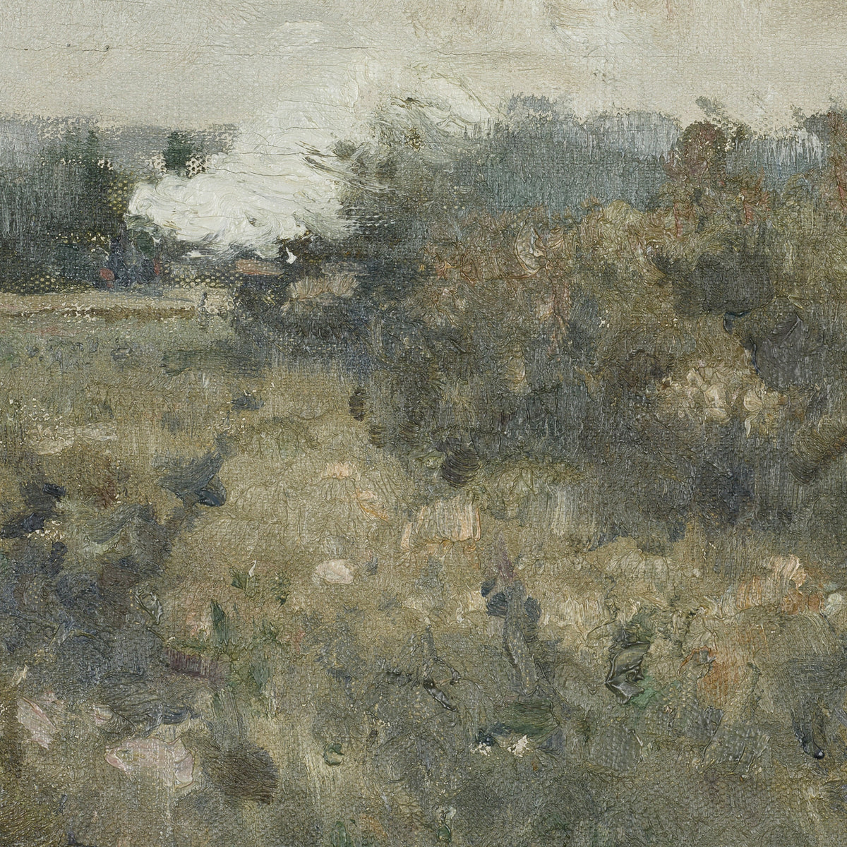 Large Wall Art | Vintage Field Landscape Canvas Tapestry | T8