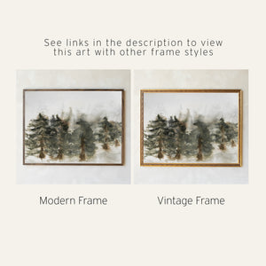 Christmas Tree Wall Art | Holiday Wall Decor | Large Canvas Wall Hanging | T99