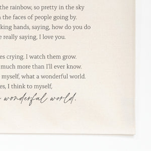 What A Wonderful World