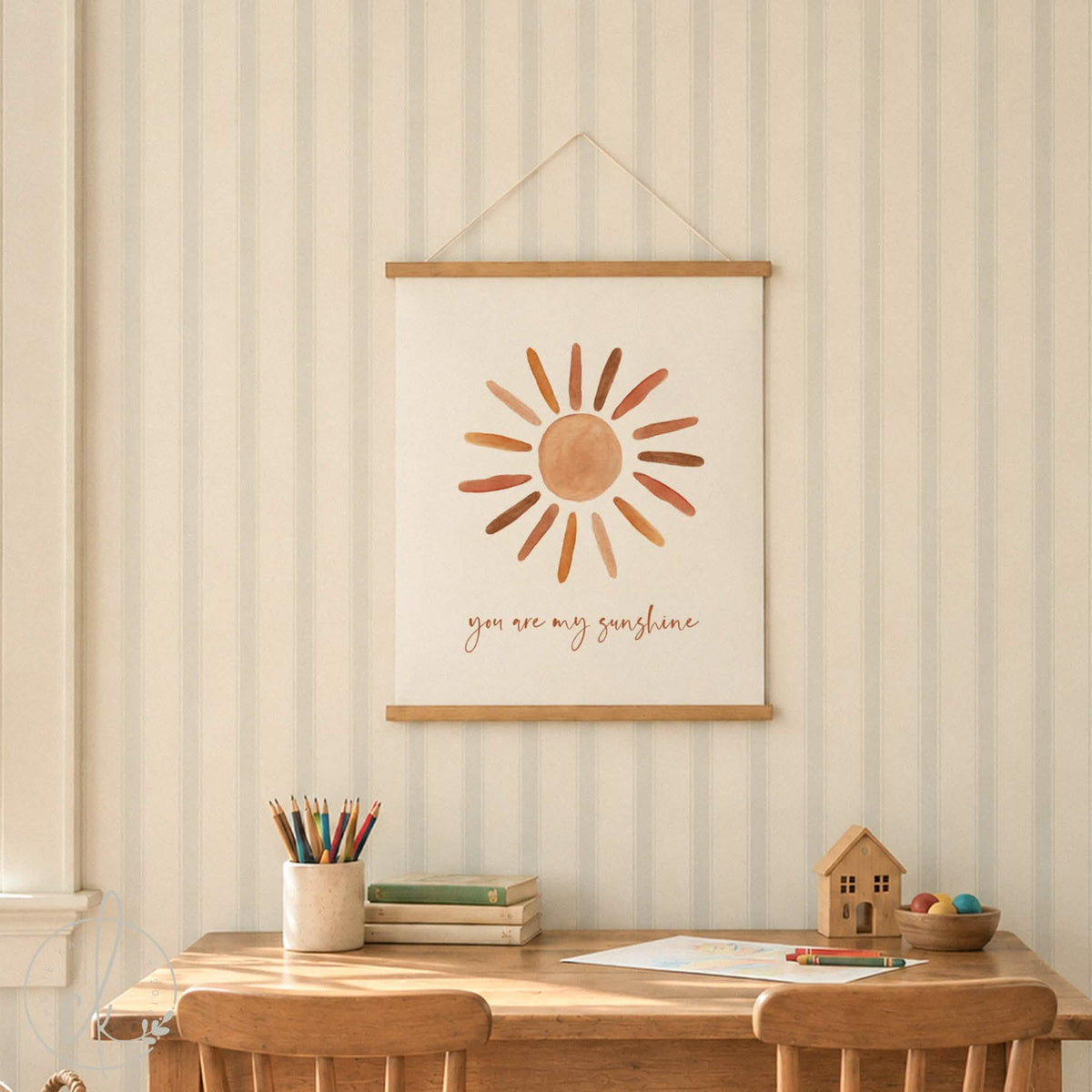 You Are My Sunshine | Fabric Wall Hanging | Nursery Decor | Baby Room Decor | Boho Nursery Wall Decor