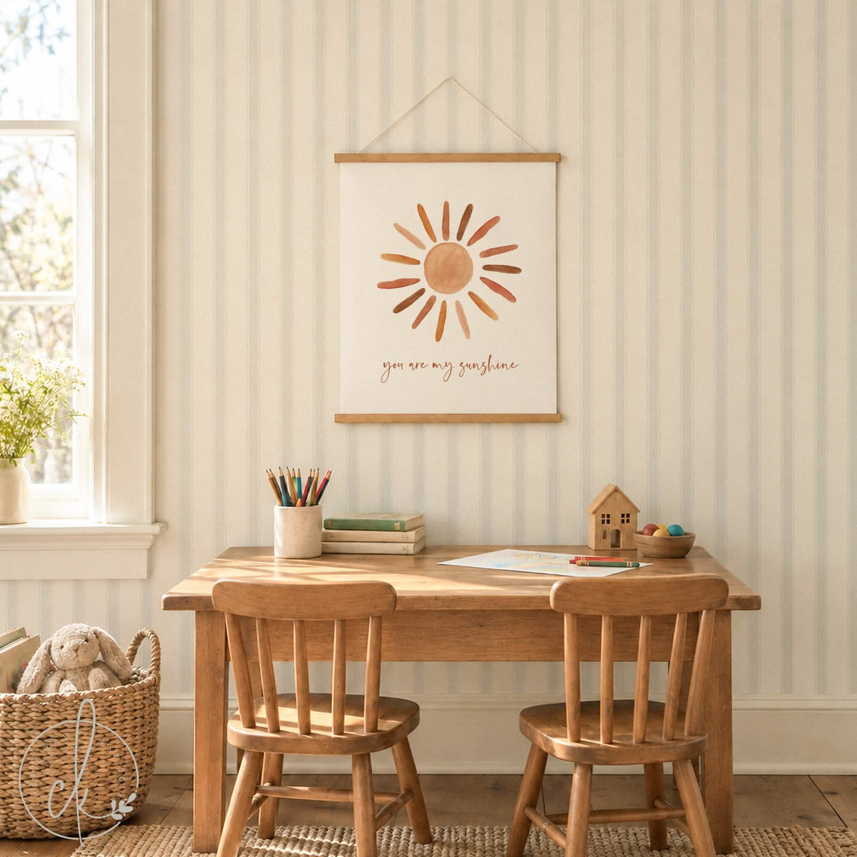 You Are My Sunshine | Canvas Wall Decor for Playroom