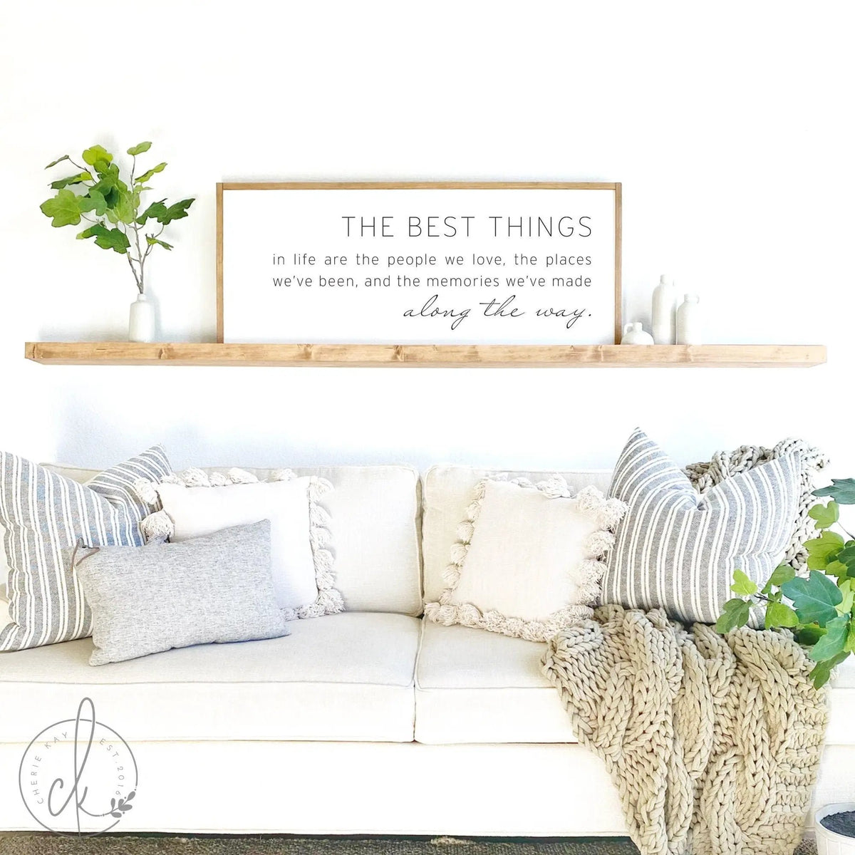 inspirational signs | the best things in life sign | home decor sign | wood sign wall decor | motivational signs | D2