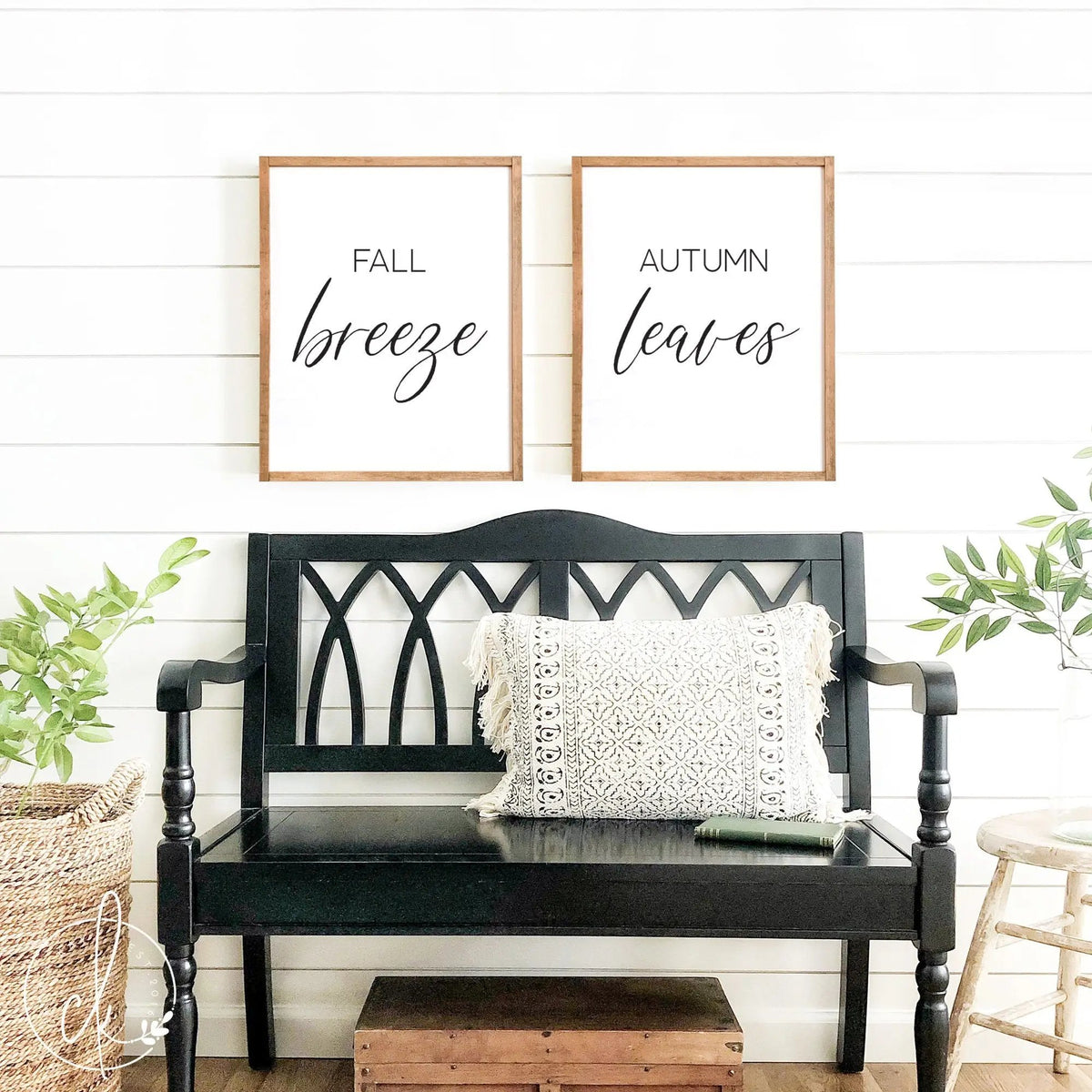 fall breeze, autumn leaves signs | fall wall decor |  wood signs for fall | rustic wood signs | autumn wall decor