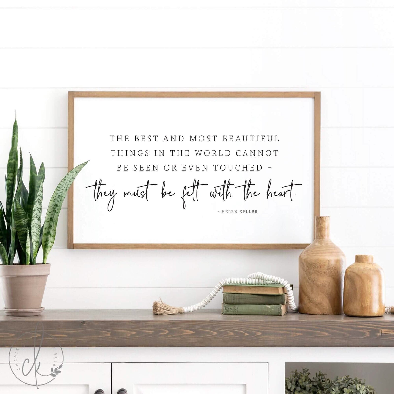 Inspirational sign | the best and most beautiful sign | Helen Keller quote | wood sign | inspirational wall art | wooden framed sign