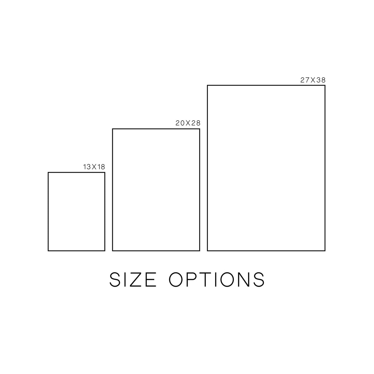 canvas dowel rod size options