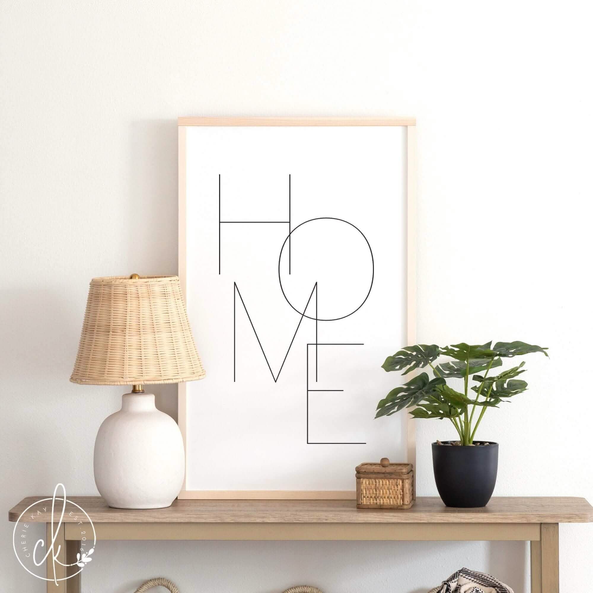 HOME sign | wood signs | wall decor for living room | home wall decor | home word sign