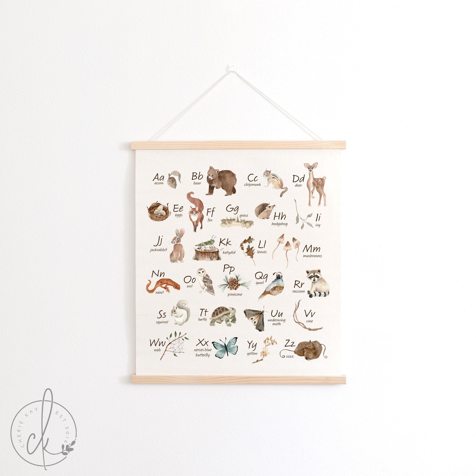 Woodland Alphabet