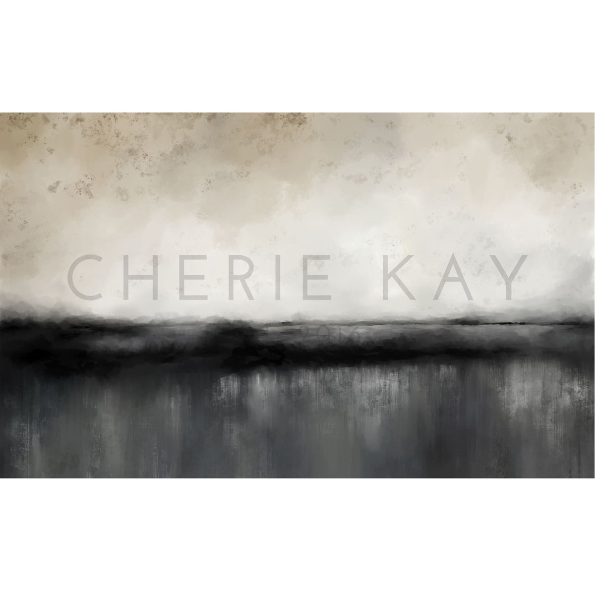 Abstract Horizon | Framed Wall Art | Wood Signs | Minimalist Landscape | Abstract Landscape Art | W15