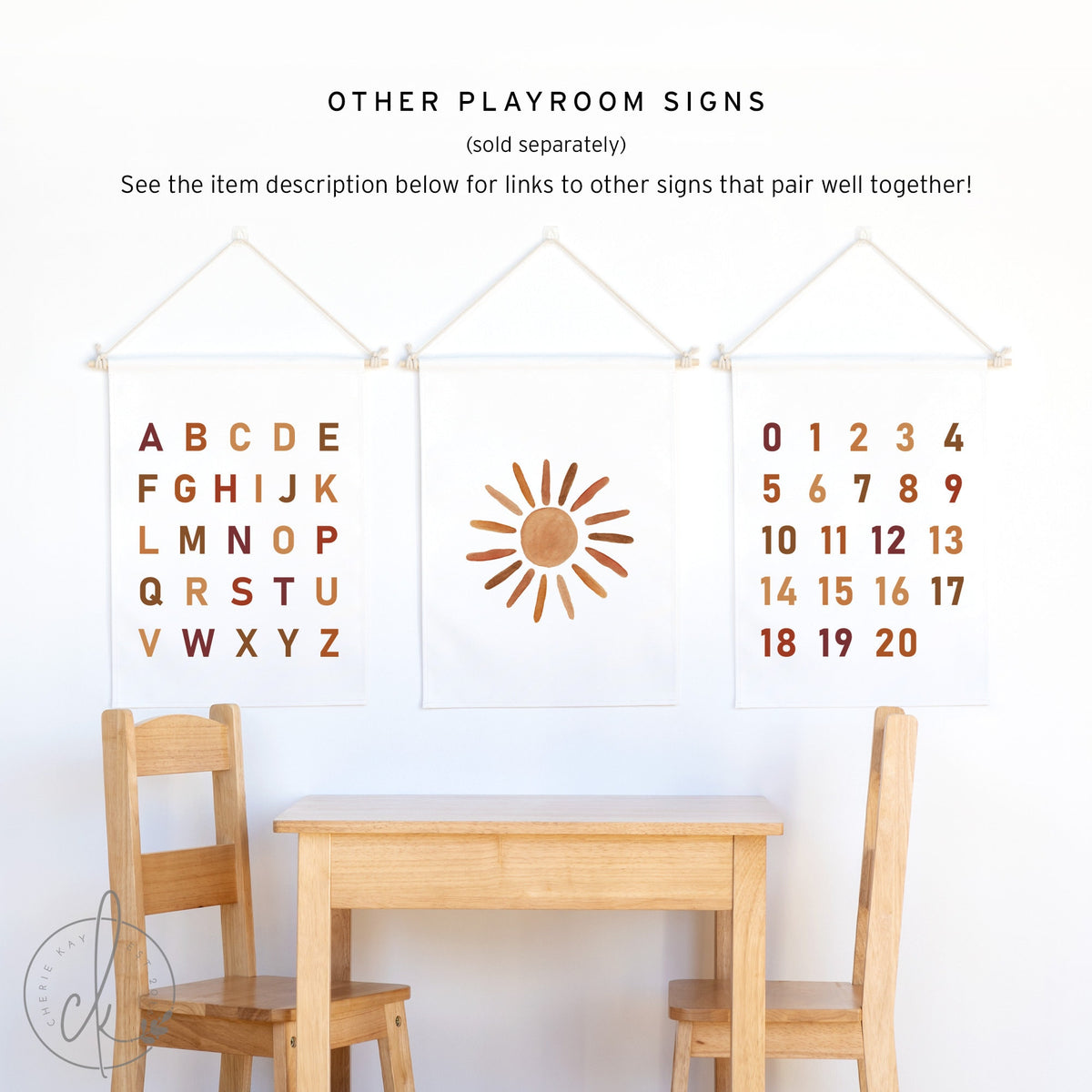 Boho Numbers Canvas | Fabric Wall Hanging | 123 Sign | Kids Room Decor | Homeschool Chart | Classroom Decor | Playroom Decor
