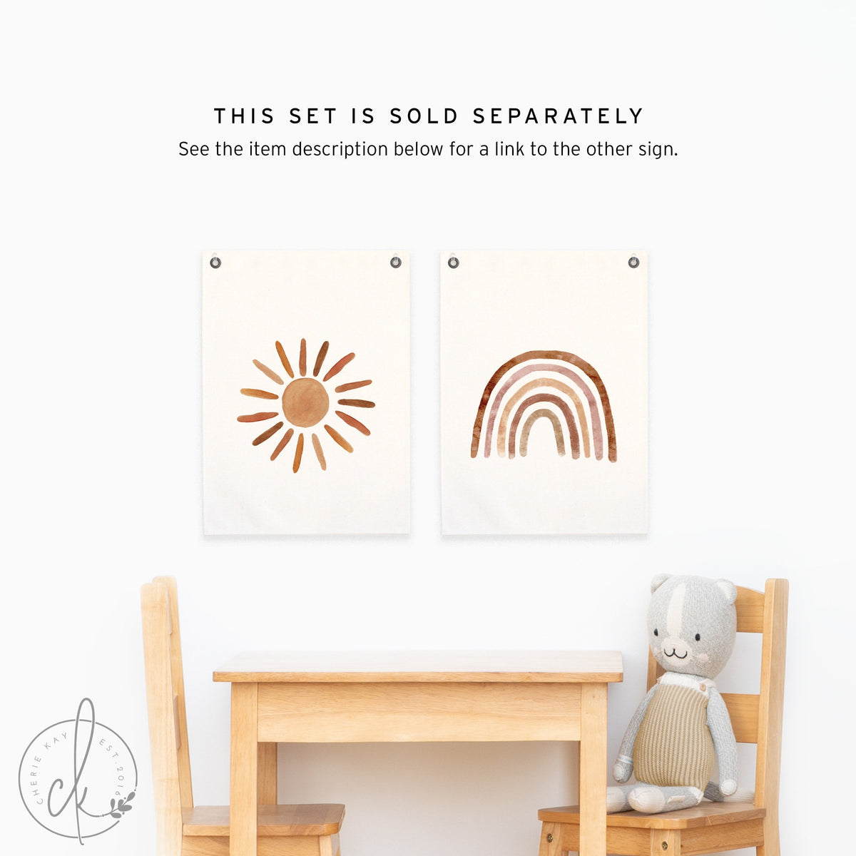 Boho Sunshine | Nursery Wall Art | Canvas Banner | Nursery Decor | Playroom Decor | Kids Room Decor | Art For Kids Room
