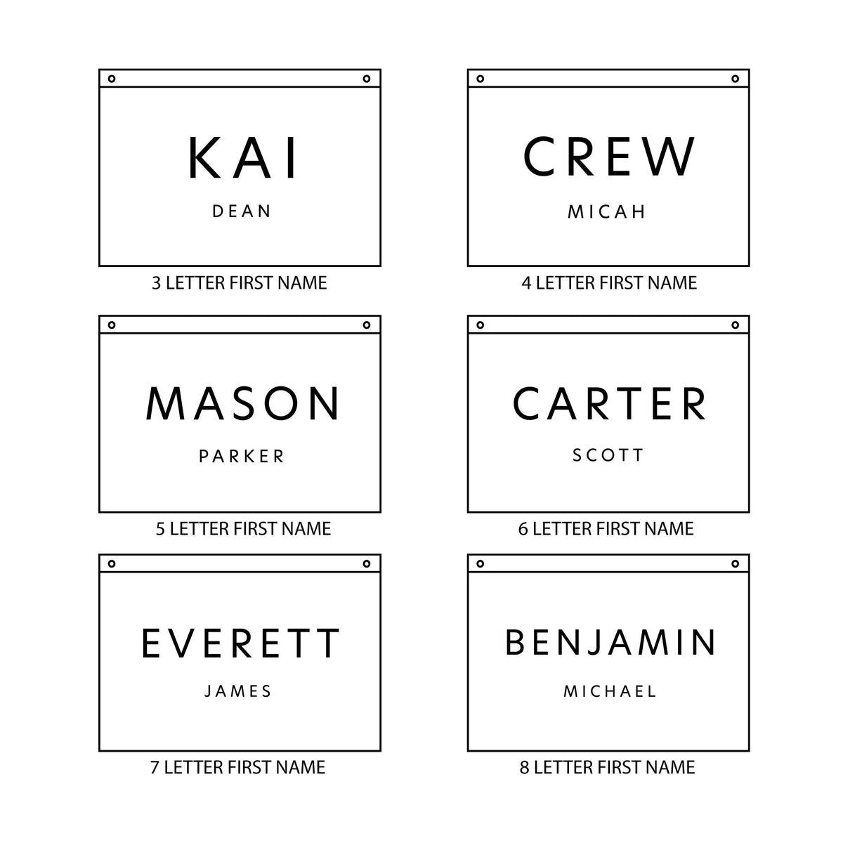 Personalized Baby Name | Mason Parker