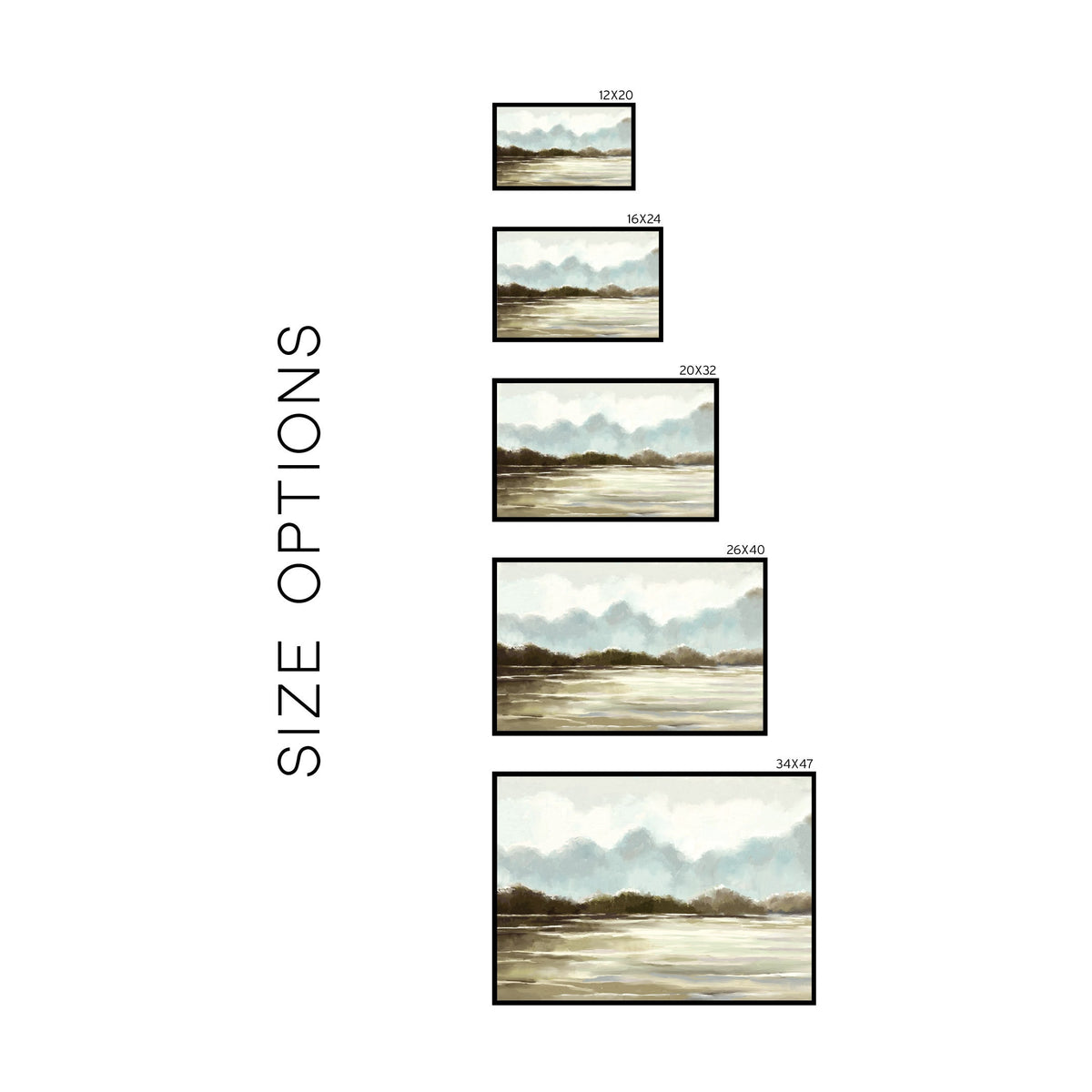 Serenity Lake Landscape | W13