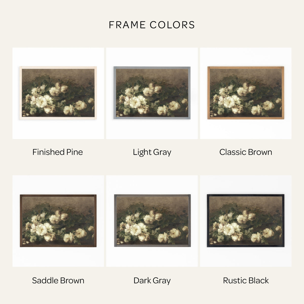 White Bouquet Painting | W27