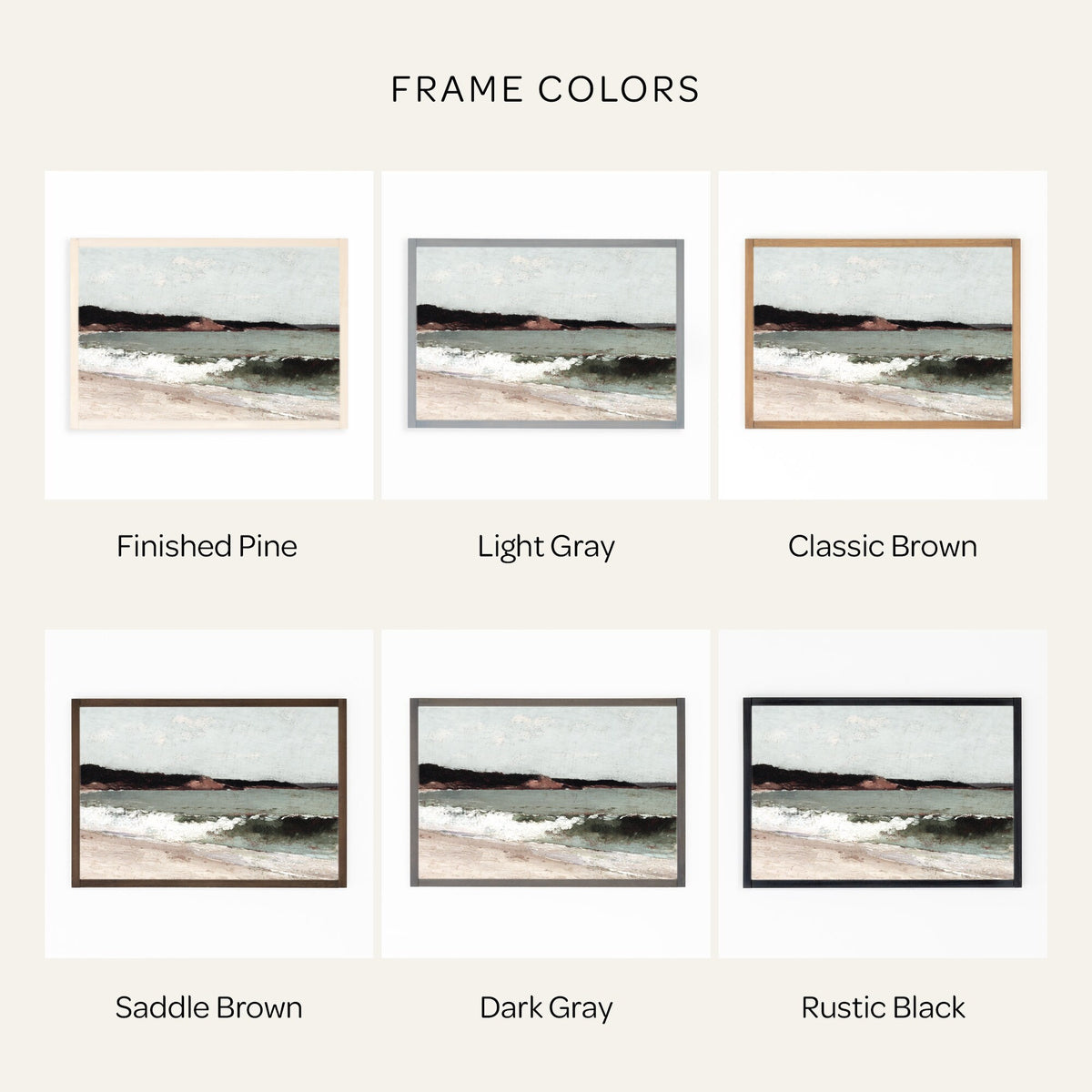 Vintage Coastal Painting | W49