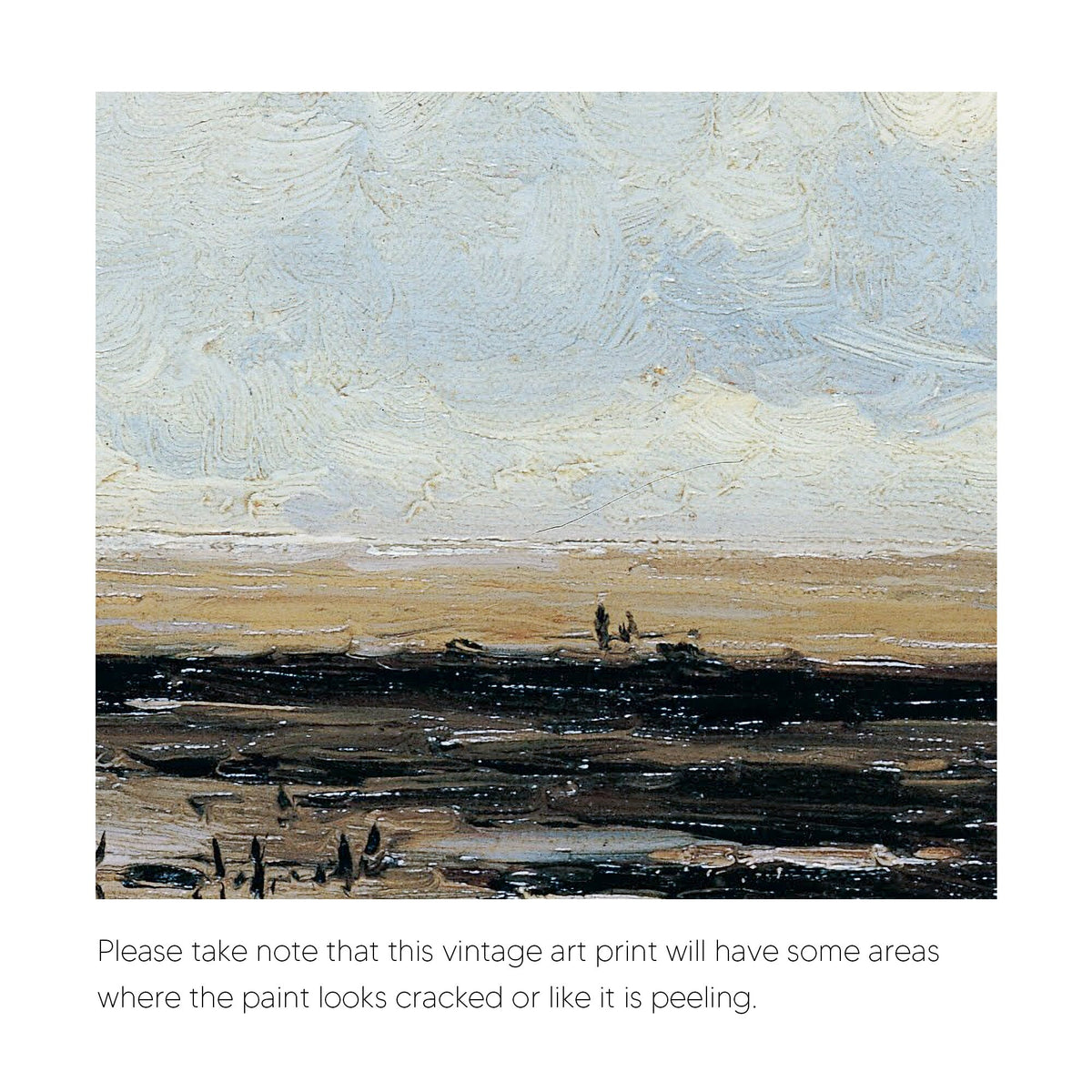 Vintage Coastal Painting | W43
