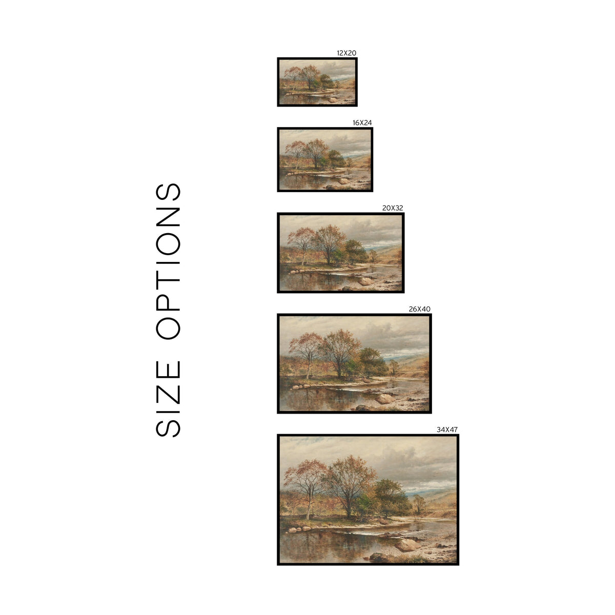 Fall Landscape Painting | W69
