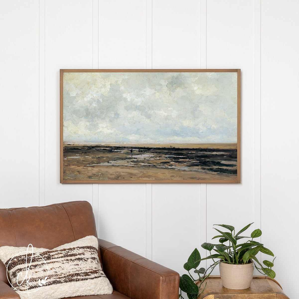 Vintage Coastal Painting | W43