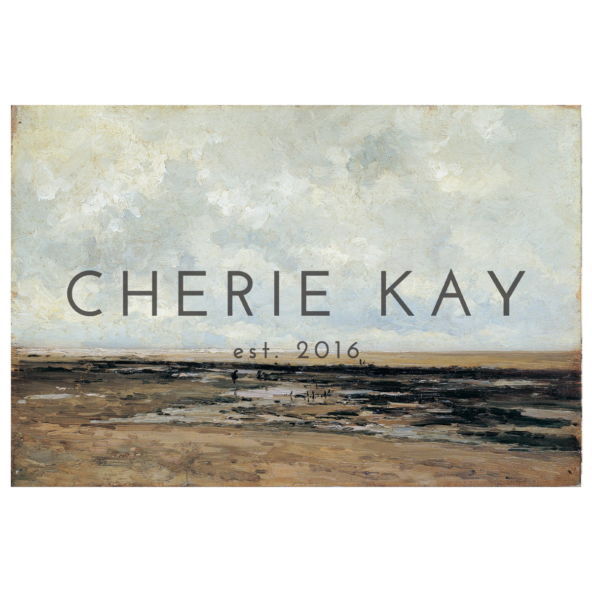 Vintage Coastal Painting | W43