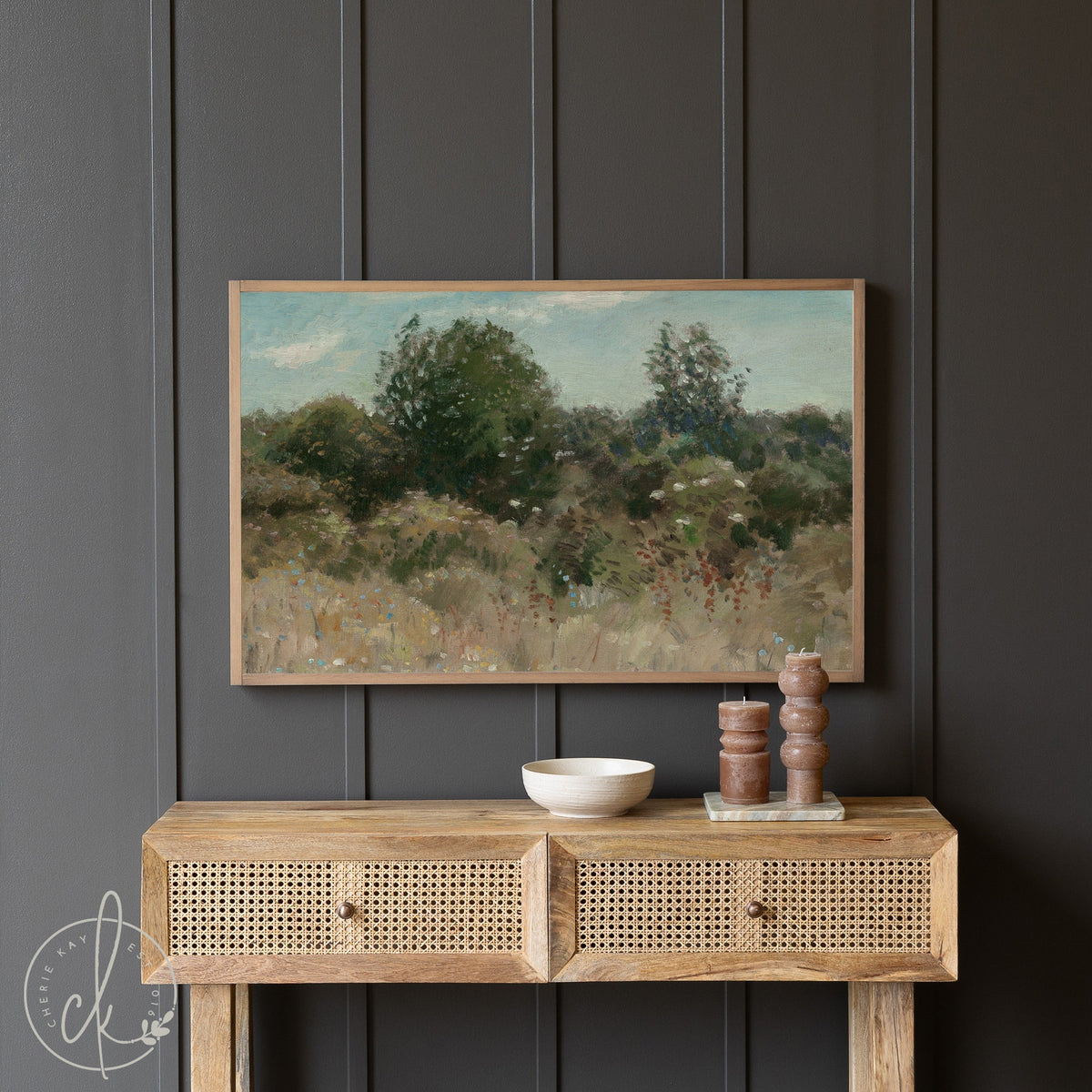 Vintage Landscape Painting | W51