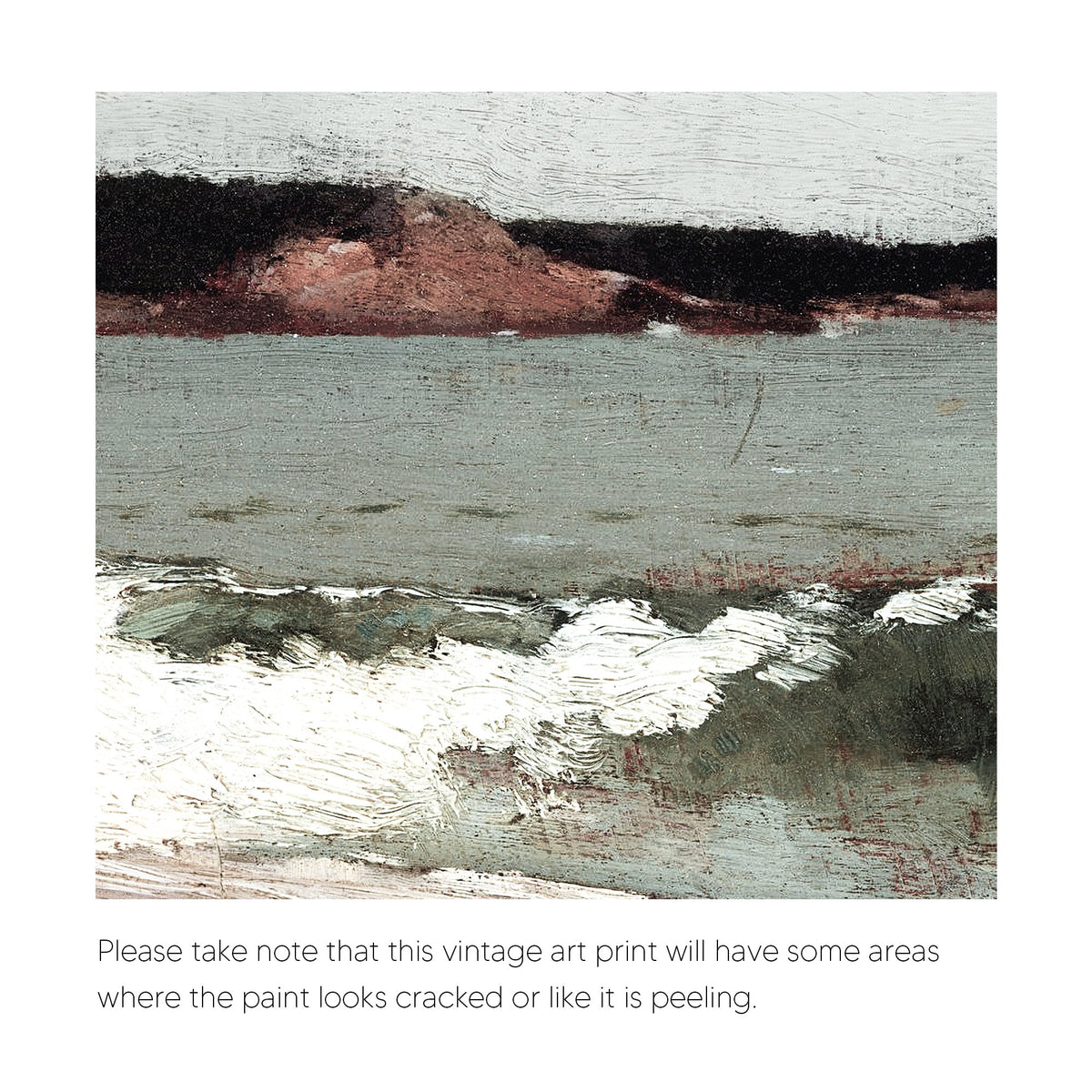 Vintage Coastal Painting | W49