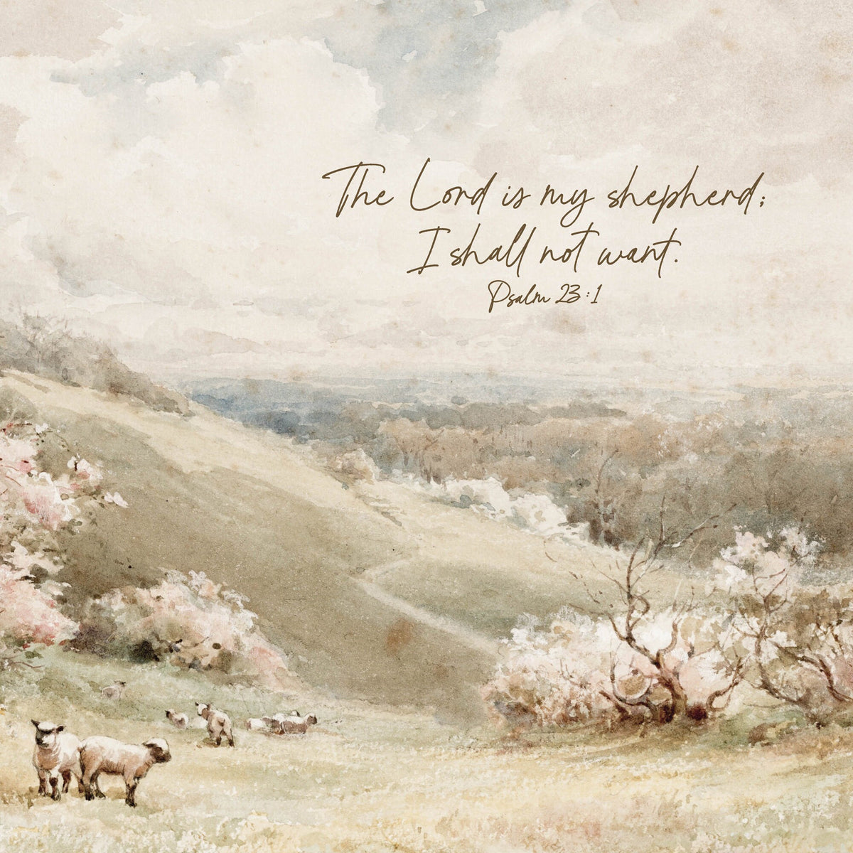 The Lord Is My Shepherd | W22